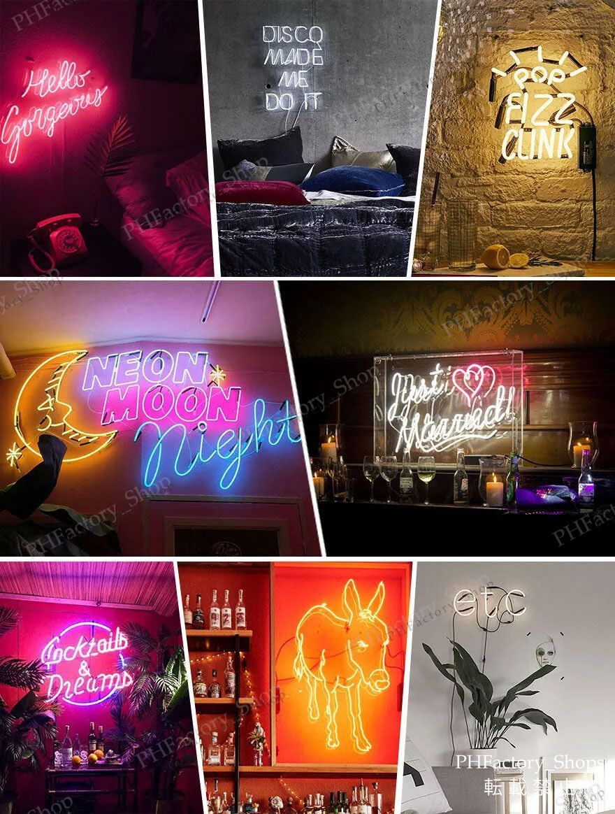 ネオンサイン NEON SIGN 装飾壁 室内 オーダーメイド　ガスタイプ ネオンサイン NEON SIGN 装飾壁 室内 オーダーメイド ガスタイプ