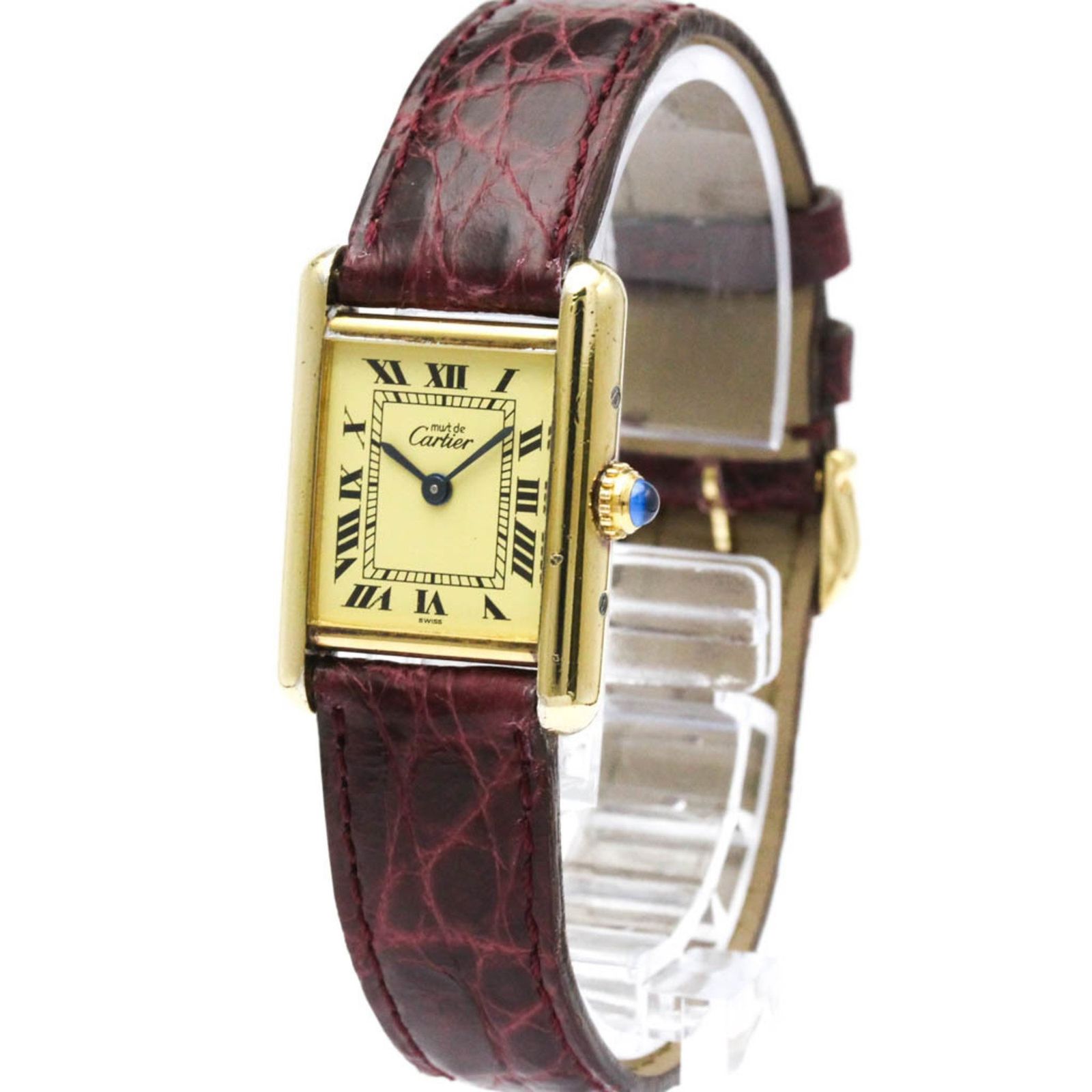 カルティエ　ヴェルメイユ ☆良品【CARTIER】カルティエ マストタンク ヴェルメイユ 590005