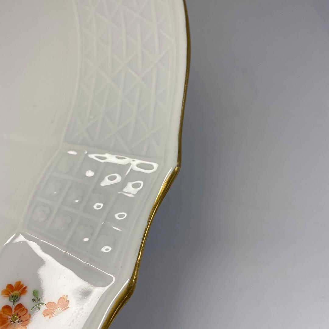 レリーフフラワー大プレート 横幅36.2㎝