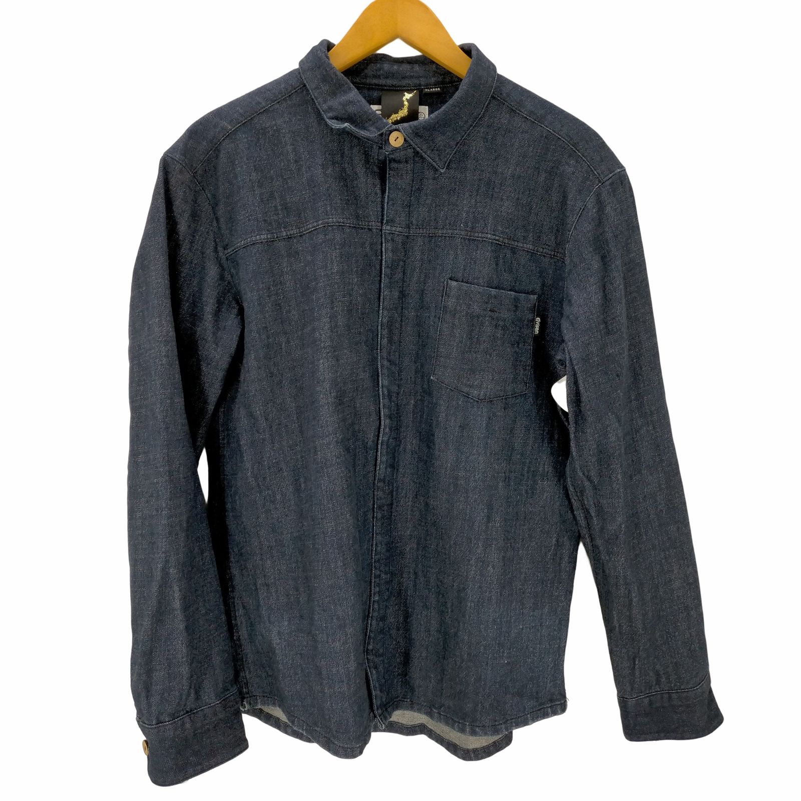 ヱビセンスケートボーズ Evisen skateboards TPO DENIM SHIRTS 比翼