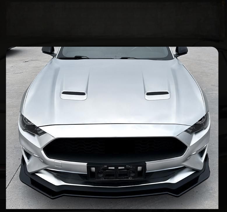 Ford Mustang MK6.5 2018- 式 フロントリップ スポイラー 前唇 エアロ 擾流板 外装 カスタム 9.28 MERCADOAVALIA_COM_BR