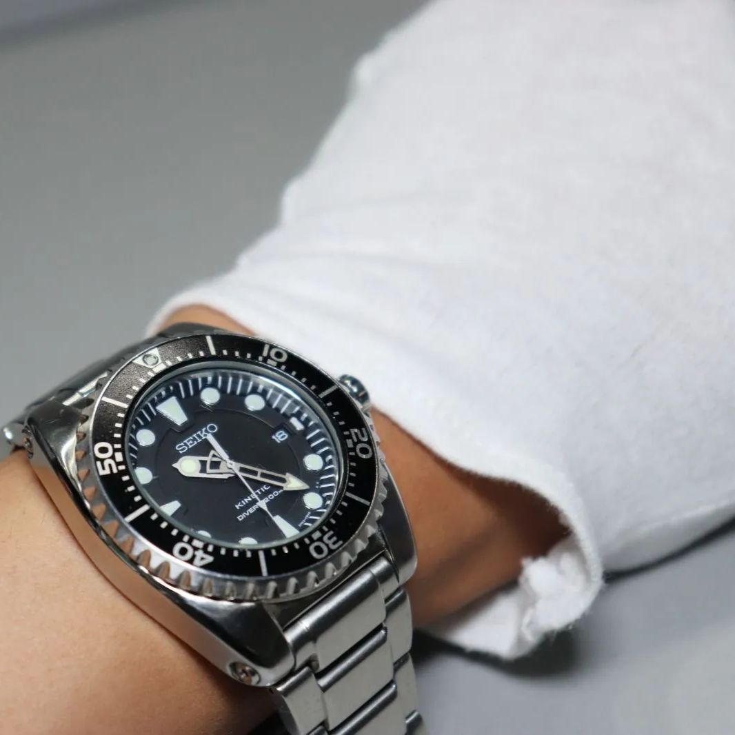 ☆OH済 SEIKO KINETIC DIVER`S 200 Ref.5M62-0BL0 - メルカリ