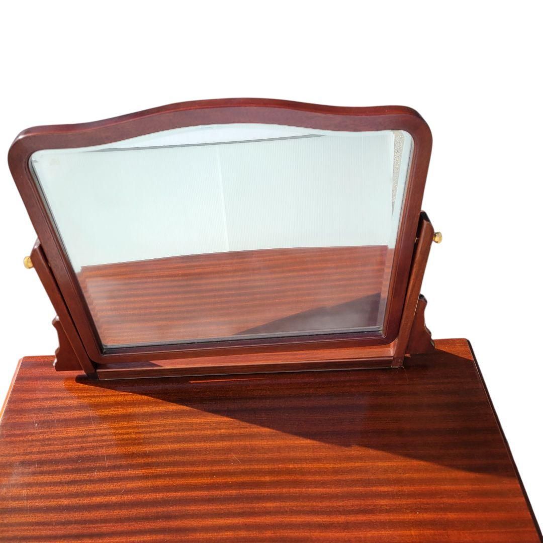 希少】鏡台 レトロ ヴィンテージ 猫脚 引き出し ドレッサー 机 - メルカリ