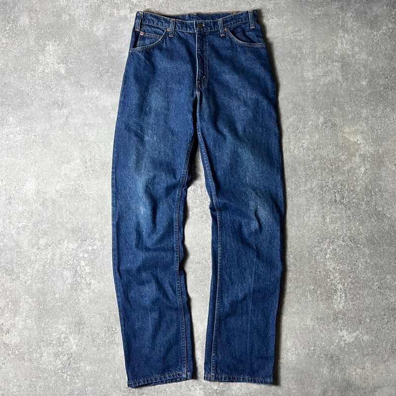 濃紺 90s USA製 Levis 518 0215 デニム パンツ 32 36 / 90年代 