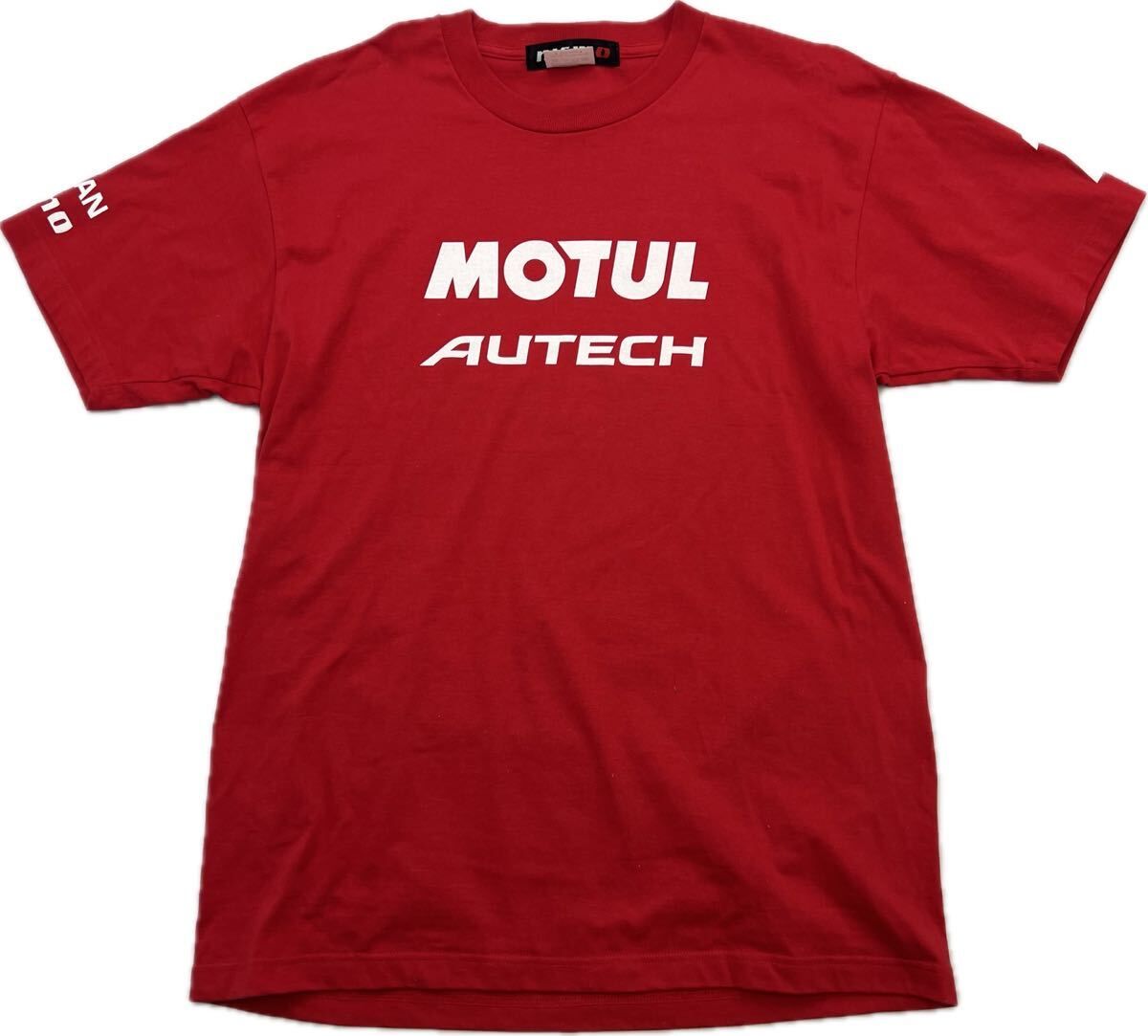 日産  NISMO 2015 FUJI 500km GTレース デザイン Tシャツ コットン 半袖 レッド 赤 XXL 希少 スポンサー ロゴ ニスモ ニッサンEE274