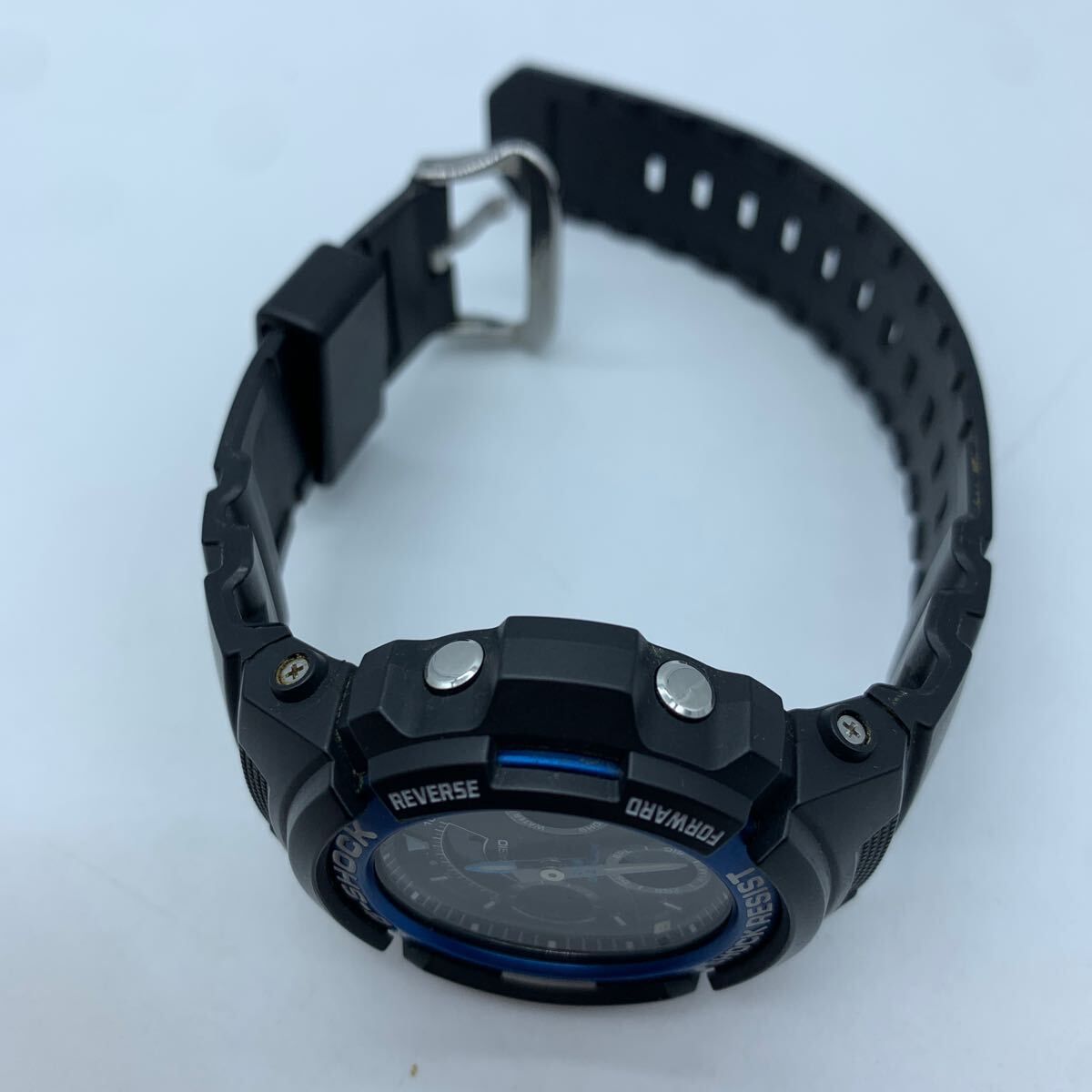 CASIO カシオ G-SHOCK ジーショック AW-591 腕時計 アナログ 青 黒 