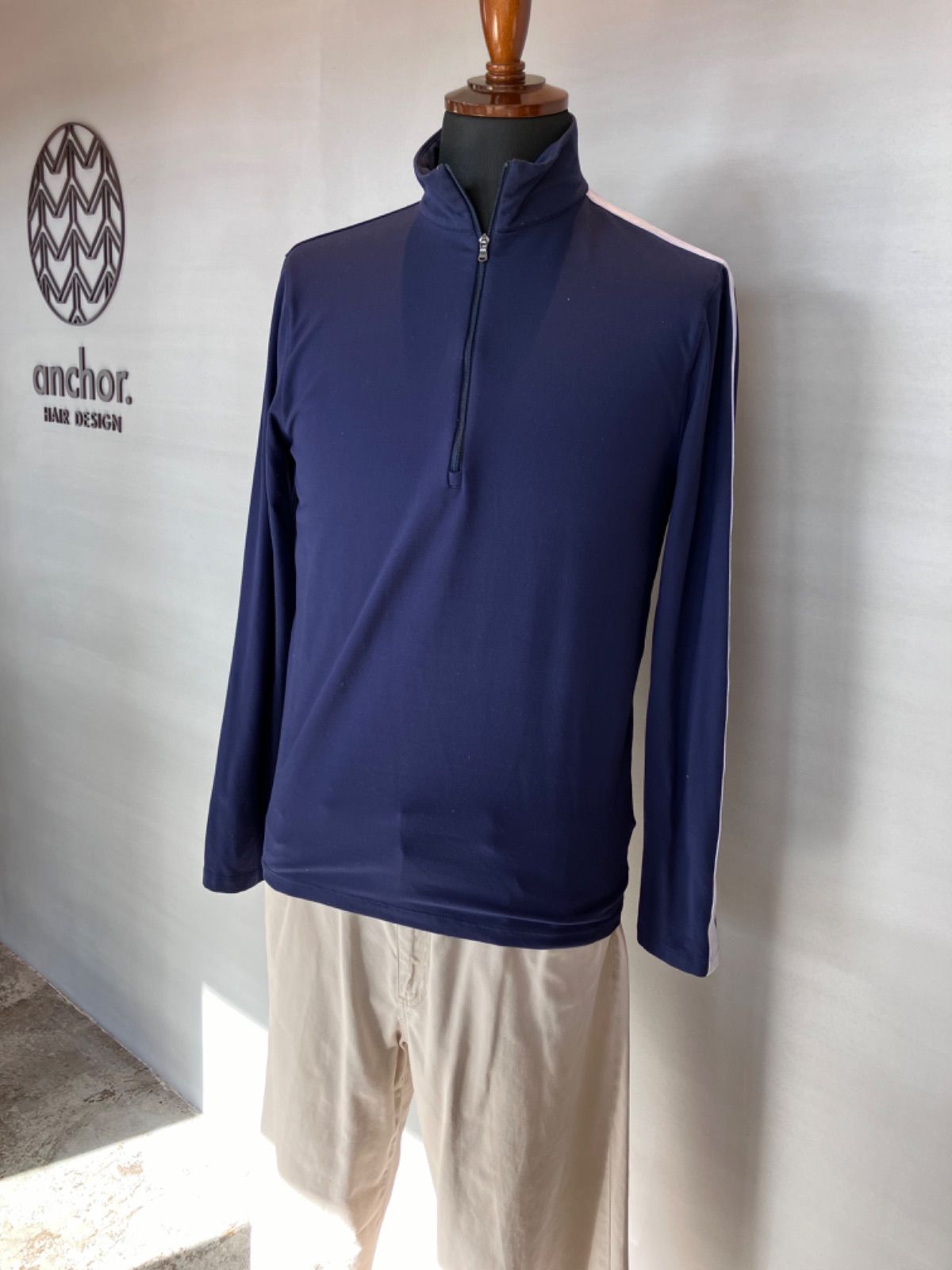 RLX ラルフローレン ゴルフ ハーフジップジャケット ネイビー RLX Ralph Lauren ラルフローレン トラックジャケット ハーフ