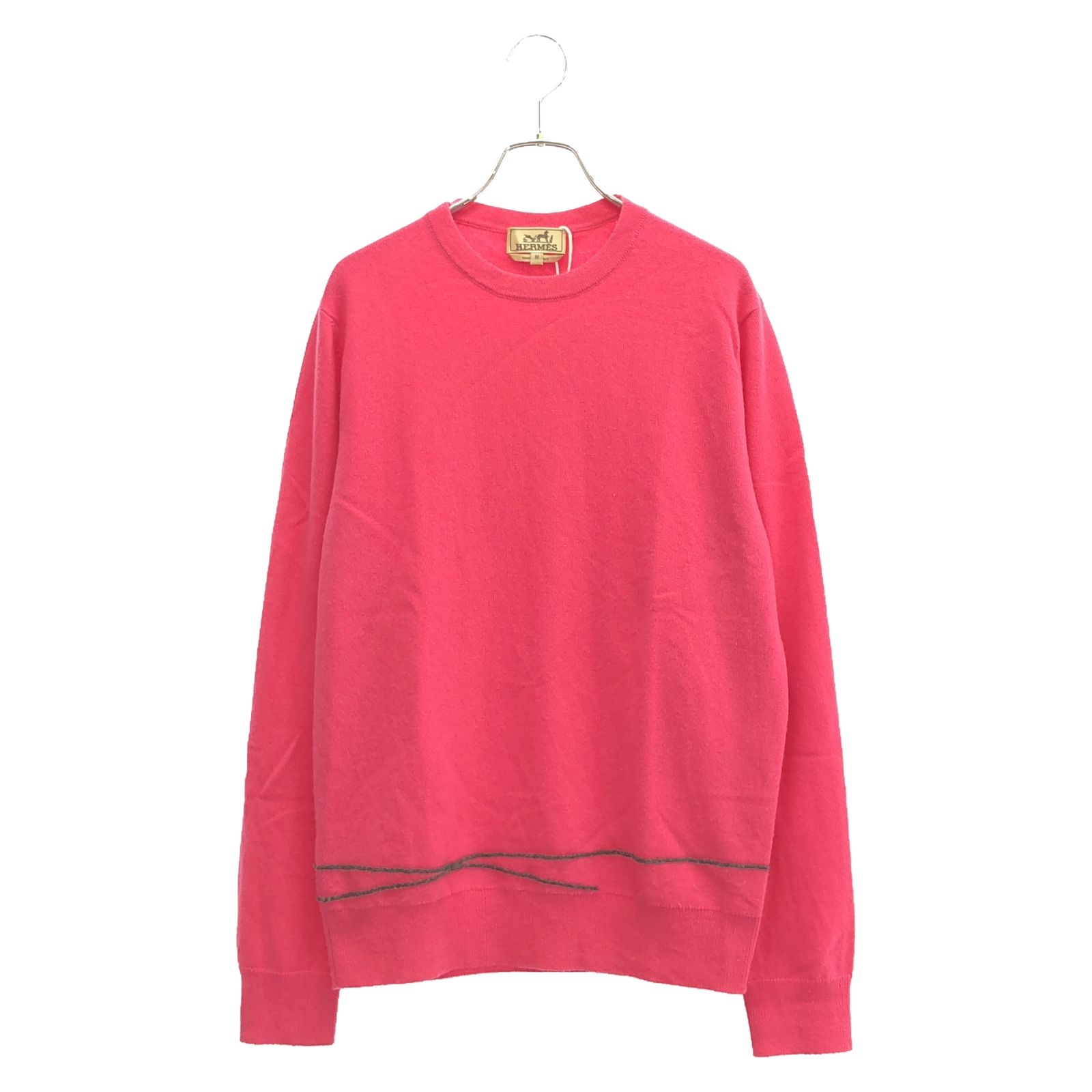 エルメス HERMES ニット ニット ピンク カシミヤ ニット レディース Used B