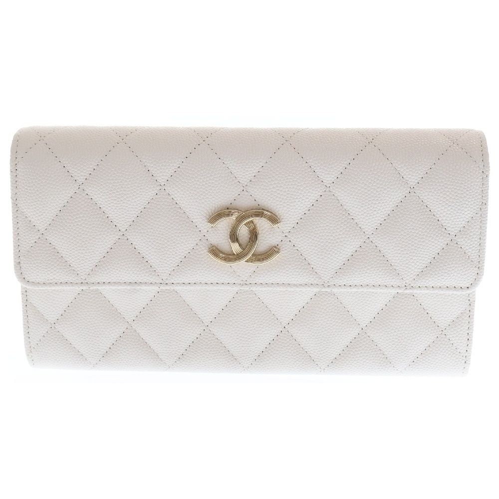 CHANEL (シャネル) マトラッセ 二つ折り長財布 ロングウォレット