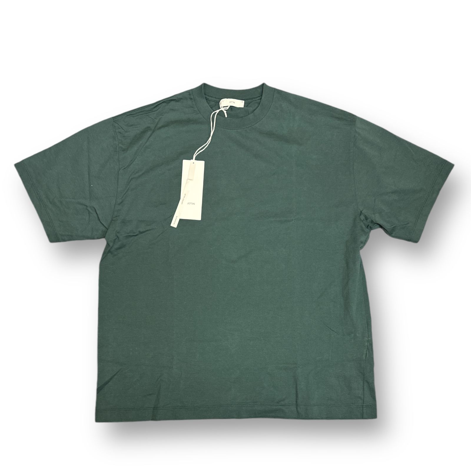 定価24200円 新品 ATON 48/2 NATURAL DYE OVERSIZED T-SHIRT  