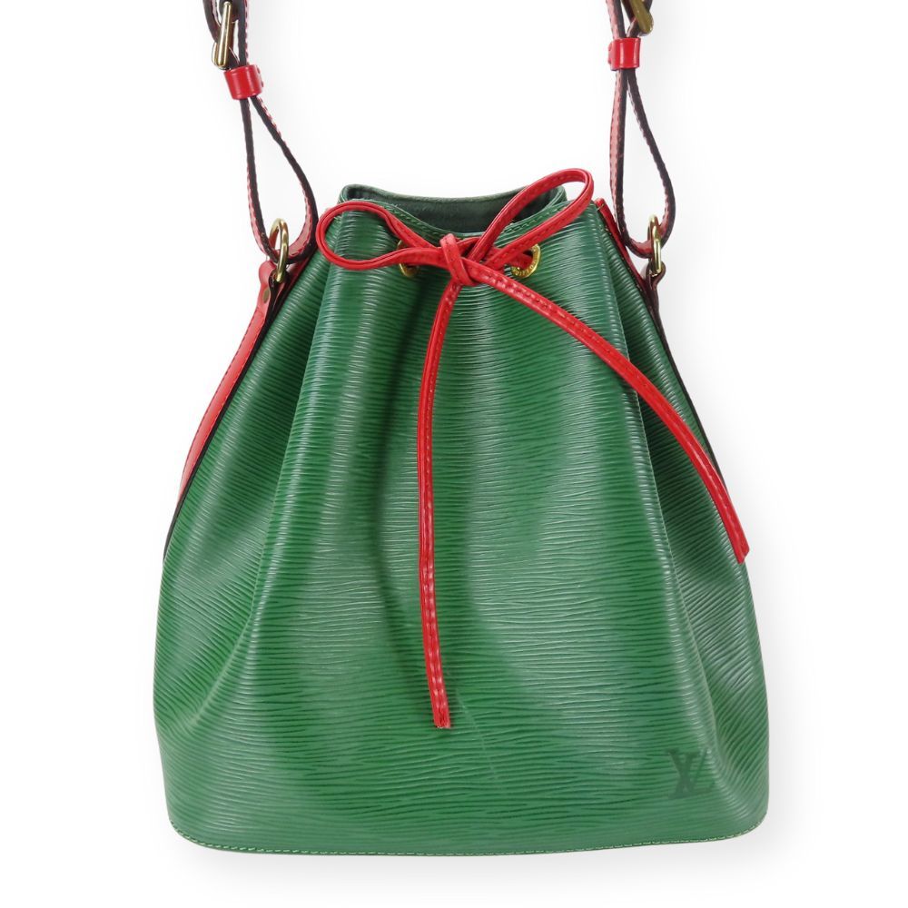 ルイヴィトン プチノエ グリーン レッド