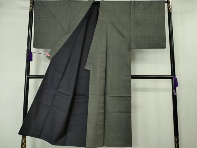 平和屋本店■極上　男性　本場大島紬　アンサンブル　長羽織　100亀甲　総詰め　蝉色地　逸品　DZAA6403kh5 平和屋本店□極上 男性 本場大島紬 アンサンブル 長羽織 100亀甲 総