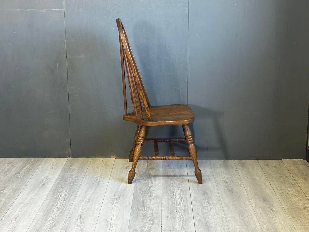 ④　英国　イギリス　クラシック　クラシカル　フープバックチェア　オーク材　NI ④ 英国 イギリス クラシック クラシカル フープバックチェア