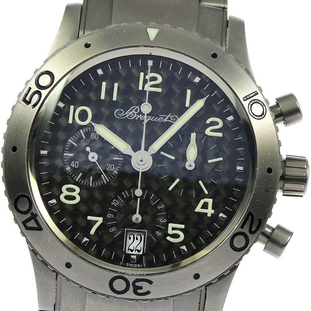 ブレゲ Breguet 3820 トランスアトランティック タイプXX クロノグラフ 自動巻き メンズ_733095