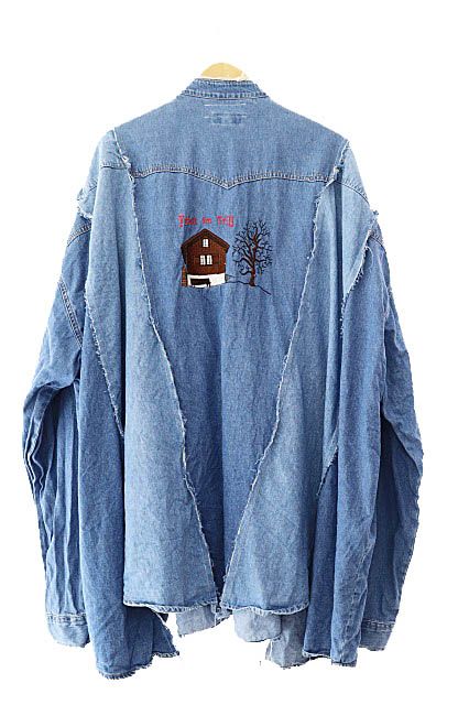 ディスカバード DISCOVERED USED REMAKE Docking Wide Denim ディスカバード DISCOVERED USED REMAKE Docking Wide Denim