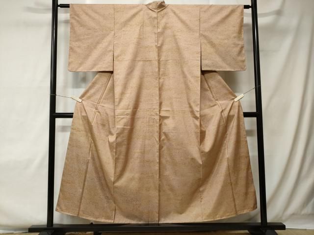 平和屋着物□本場染大島紬 縞格子 証紙付き 正絹 逸品 AAAU3845fw 平和屋