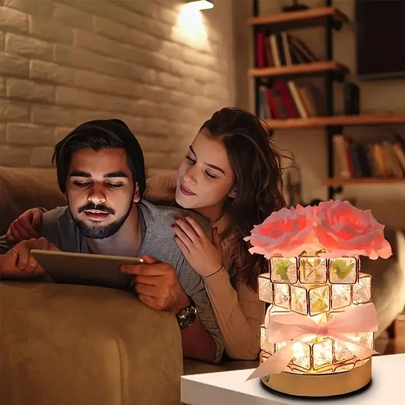 薔薇柄 お洒落 スタンドライト バラ花柄テーブルランプ 逝っ 