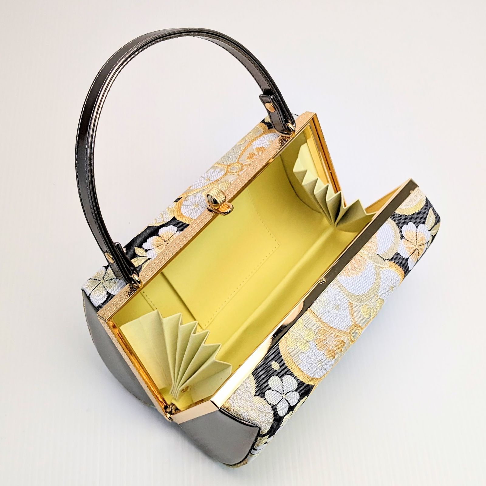 草履バッグセット 振袖用 帯地 ゴールド 梅 フリーサイズ w5-4 SOUBIEN（創美苑） 草履バッグセット 成人式 草履 バッグ 振袖