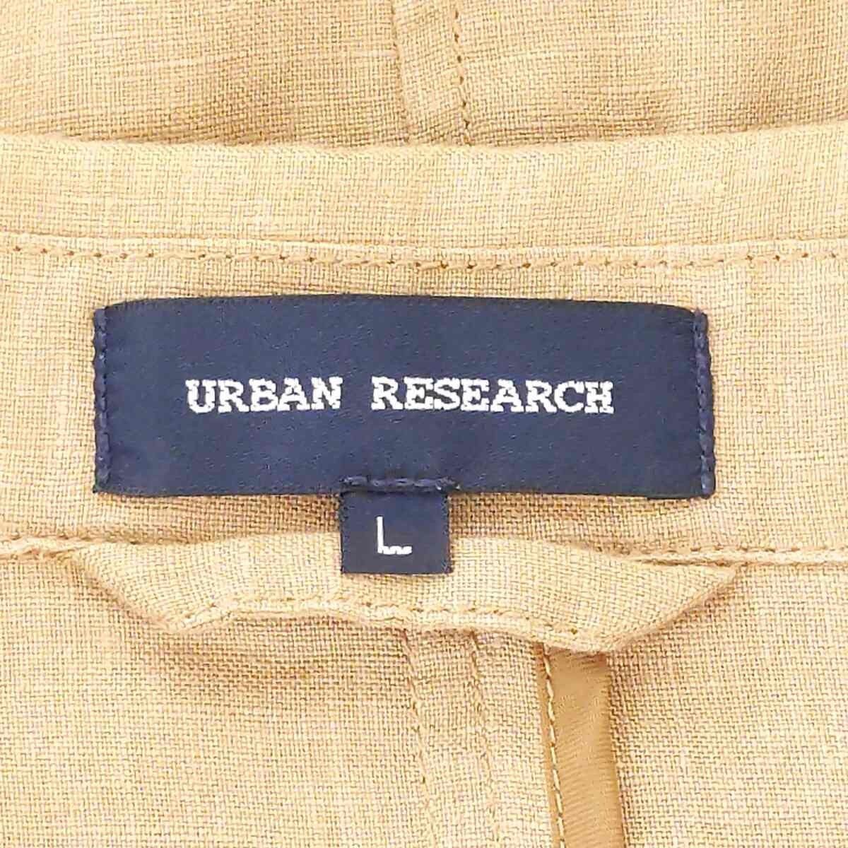 アーバンリサーチ フレンチリネンステンカラーコート URBAN RESEARCH アーバンリサーチ フレンチリネンステンカラー