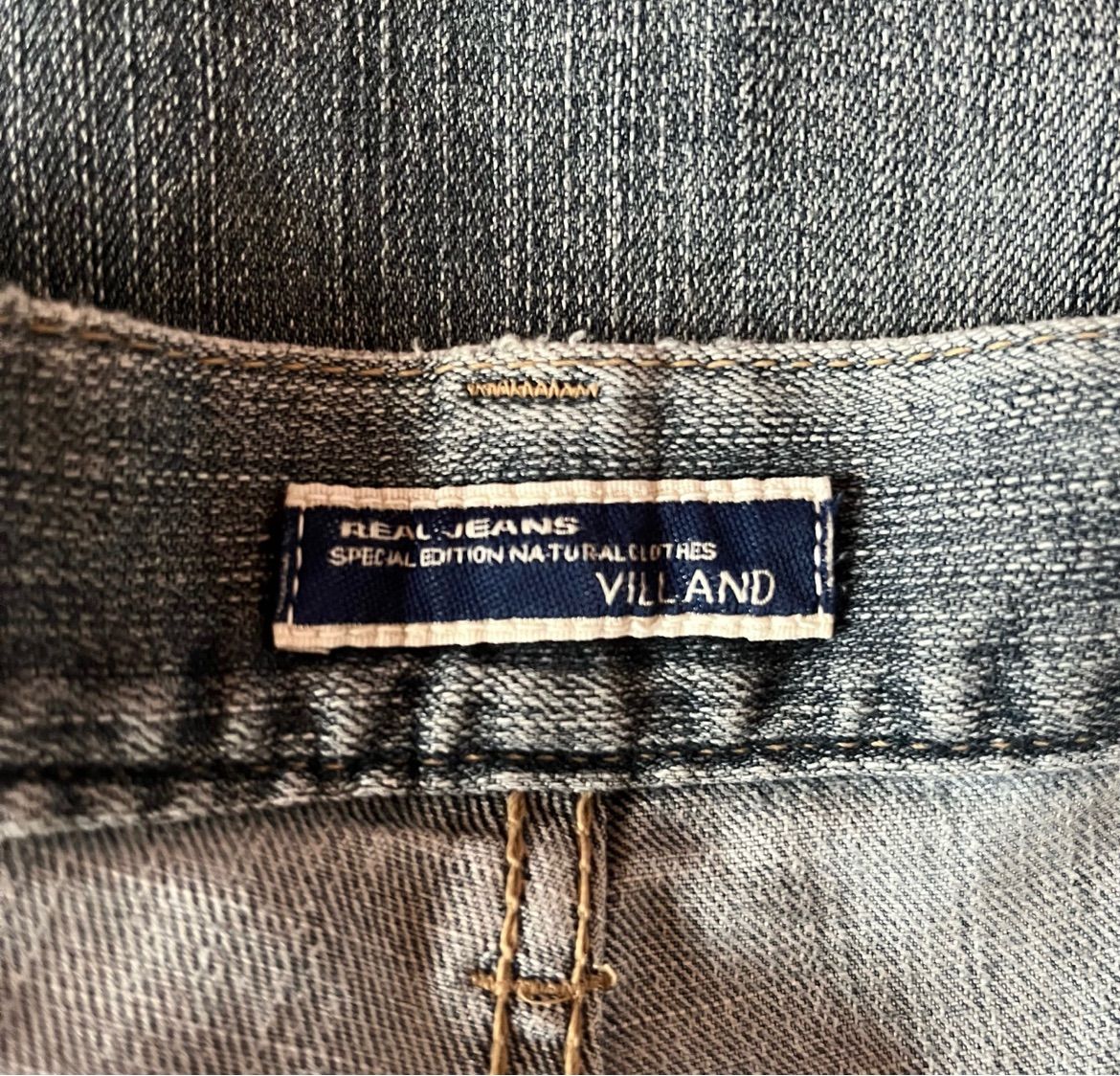 REAL JEANS VILLAND リアルジーンズ デニムパンツ ハーフパンツ 刺繍