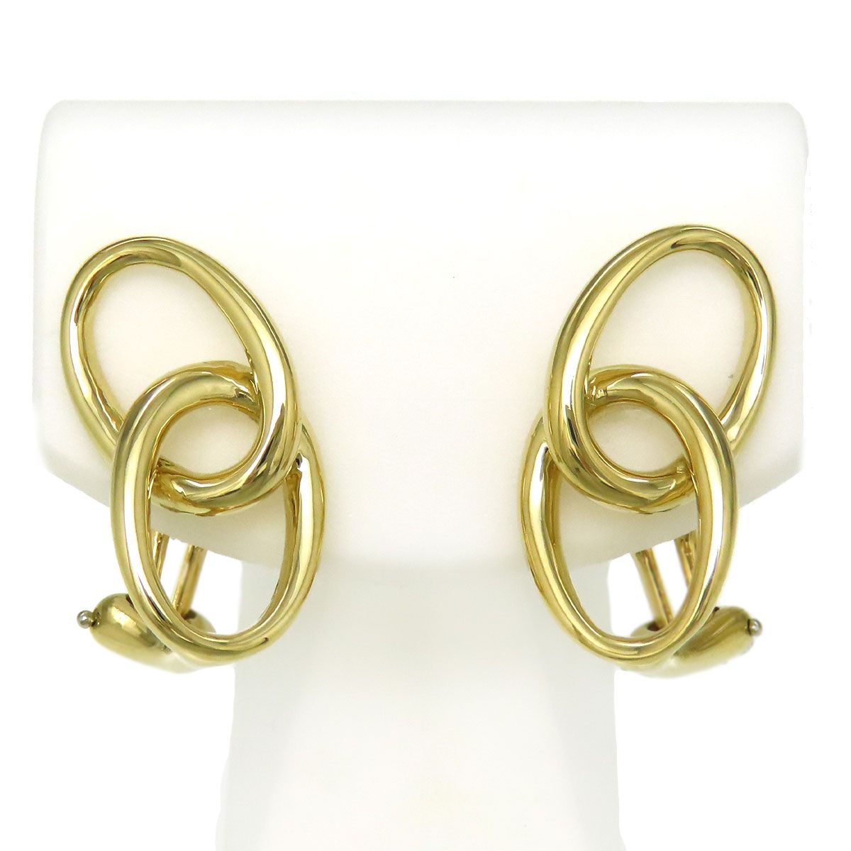 ティファニー ダブルループ イヤリング 750 (K18YG) レディース  