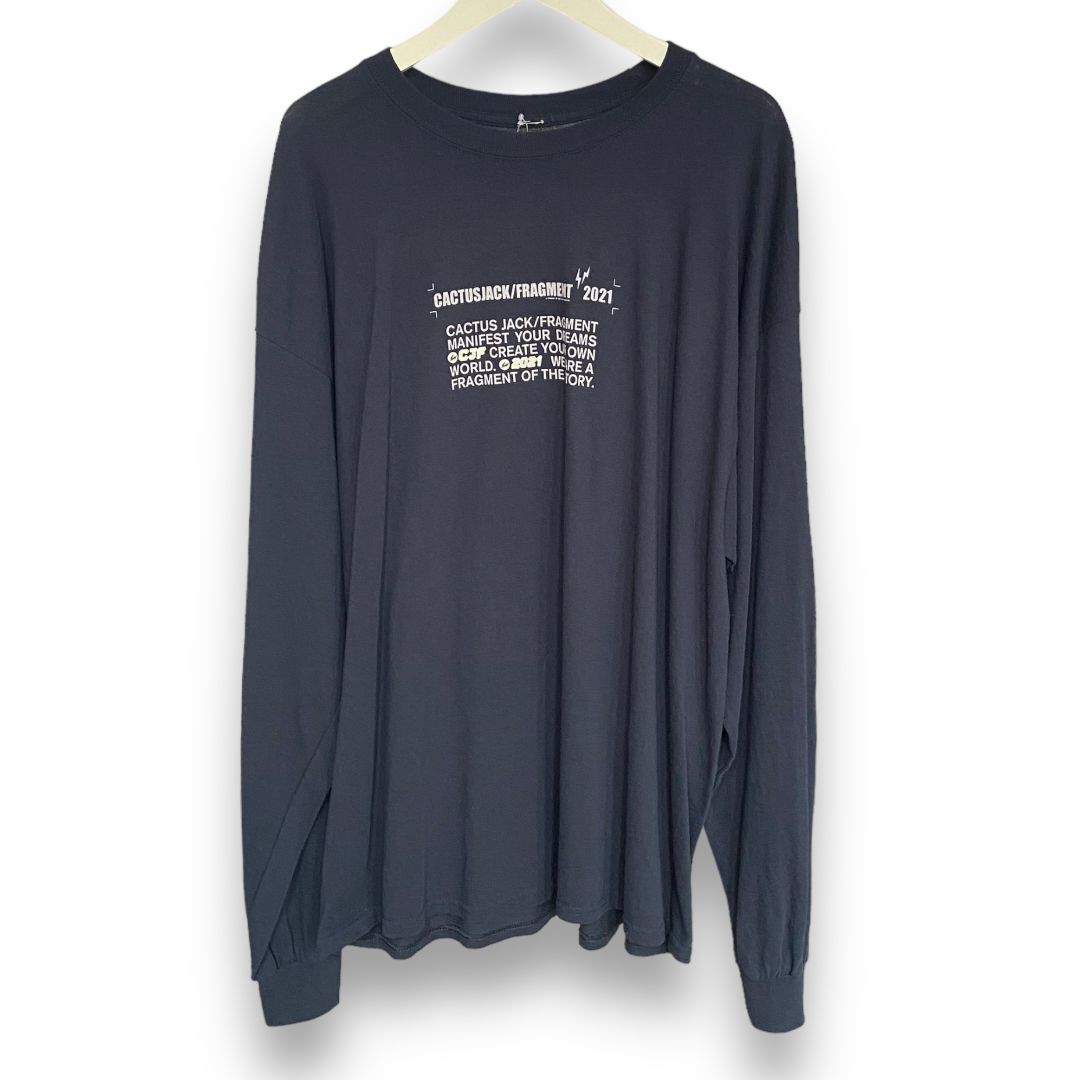 TRAVIS SCOTT CACTUS JACK FOR FRAGMENT LOGO L/S 長袖 - メルカリ