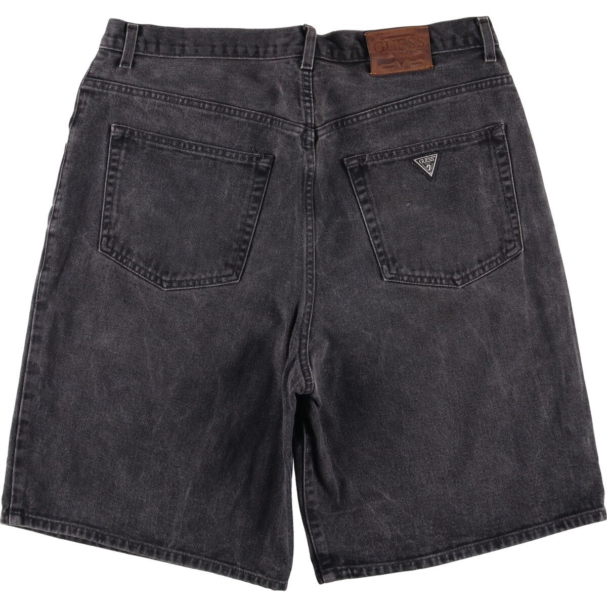 古着 90年代 ゲス Guess JEANS ブラックデニムショーツ ハーフパンツ メンズw37相当 ヴィンテージ eaa587962