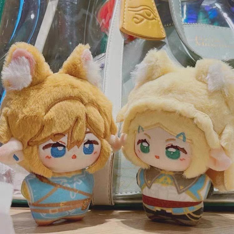 ☆ゼルダの伝説 リンク ゼルダ姫 10cm ぬいぐるみ - INHYEONG