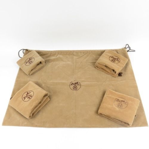 未使用品　HERMES 保存袋　巾着　バッグ用 HERMES - 未使用 エルメス 保存袋 巾着バッグ ポーチ バッグイン