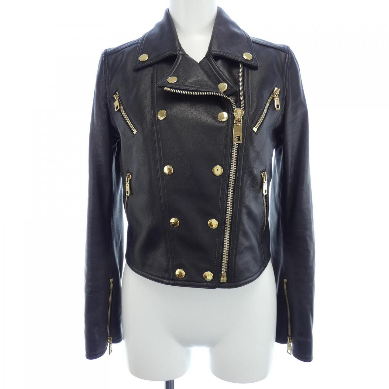 ドルチェアンドガッバーナ DOLCE-GABBANA レザーライダースジャケット