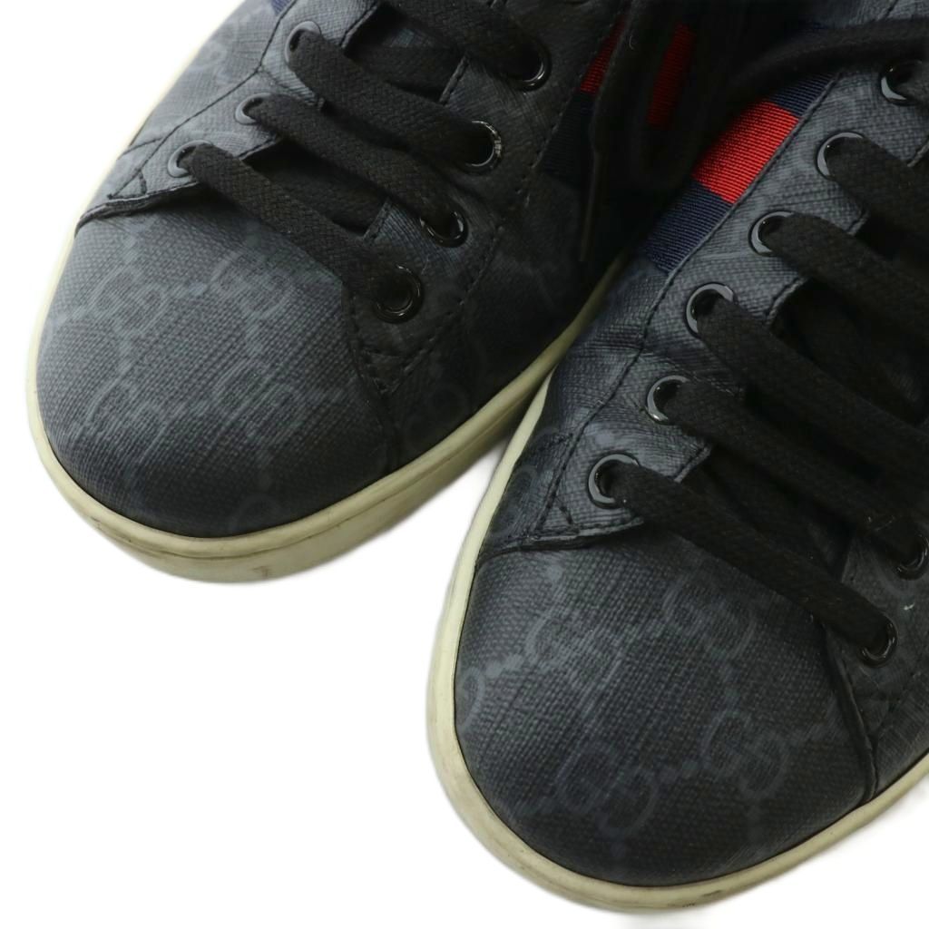 グッチ GG レザー スニーカー 746766 サイズ35.5 Women's GG sneaker in beige and ebony Original GG | GUCCI® US
