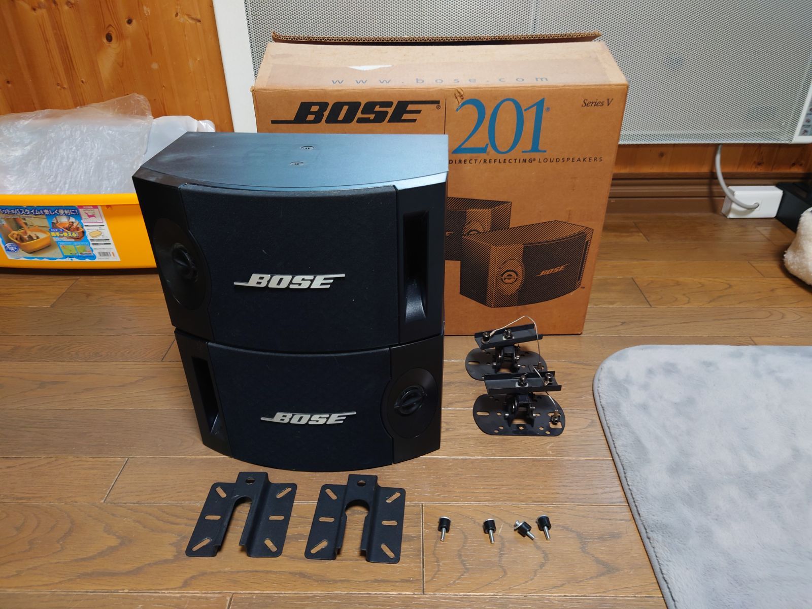 BOSE ボーズ 201V スピーカー 左右ペア 壁掛ブラケット付き Yahoo