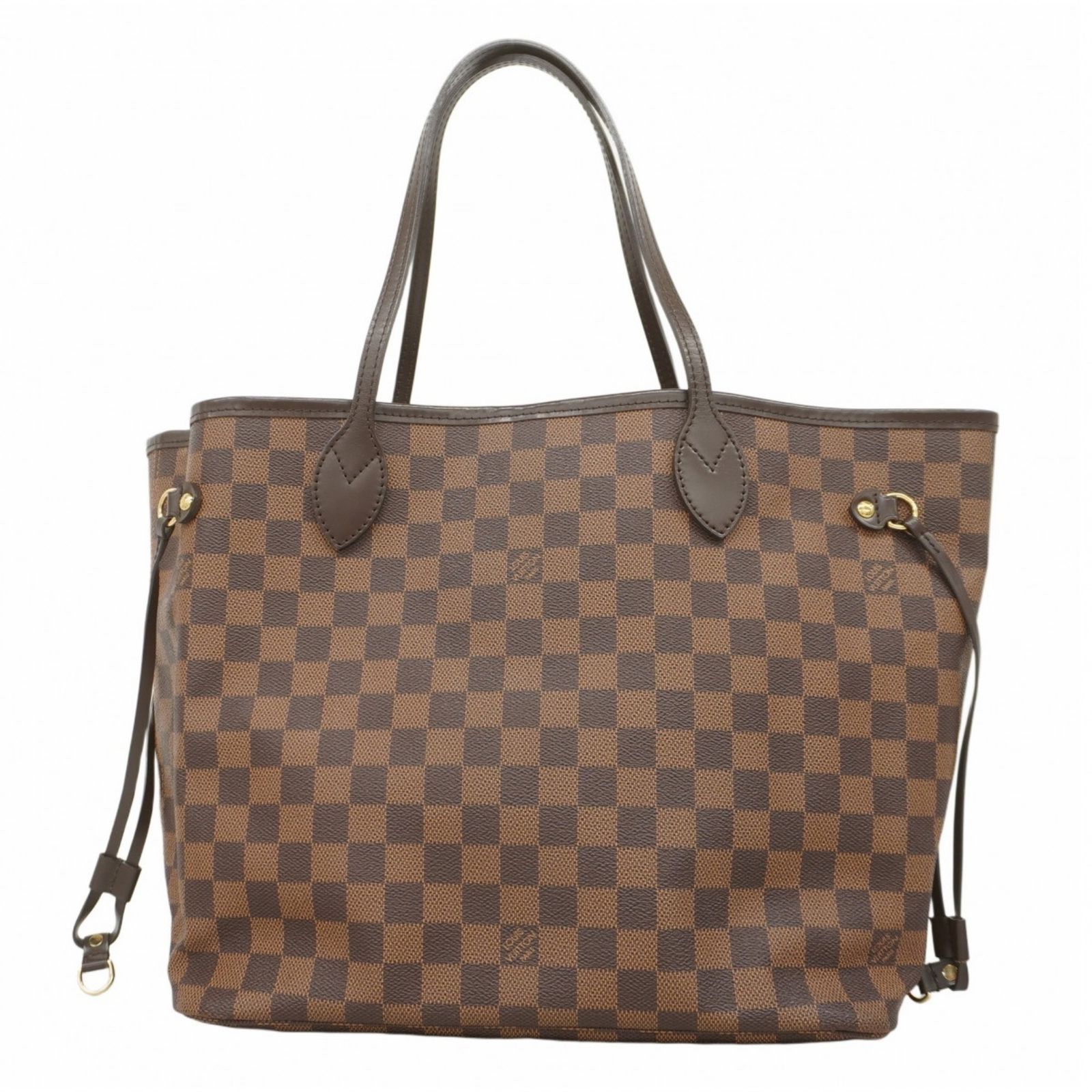 【極美品】ルイヴィトン ネヴァーフルMM ダミエ エベヌ トート N51105 ルイ・ヴィトン(Louis Vuitton) ルイ・ヴィトン トートバッグ
