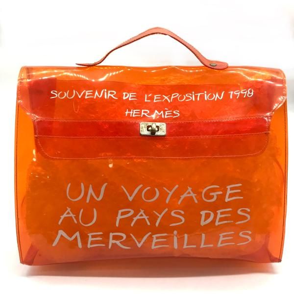 HERMES エルメス ビニール ケリー クリア ハンド バッグ HERMES エルメス ビニール ケリー クリア ハンド バッグ