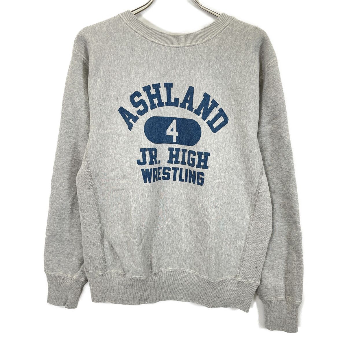 WAREHOUSE ウエアハウス Lot.483 ASHLAND ｸﾞﾚｰ×ﾌﾞﾙｰ ﾘﾊﾞｰｽｳｨｰﾌﾞ ｽｳｪｯﾄﾌﾟﾙｵｰﾊﾞｰ L