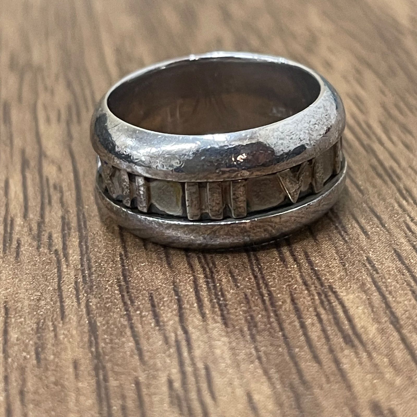 TIFFANY&Co. ティファニー SV925 アトラス ワイドリング 9号 Tiffany アトラス ワイドリング2003ティファニー9号シルバー925