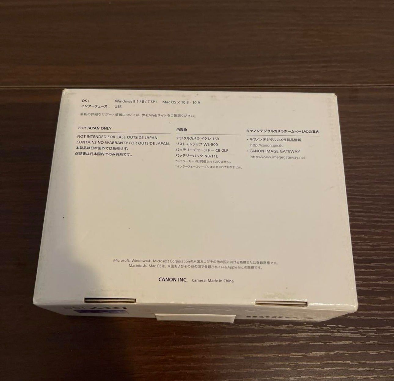 4874 Canon キヤノン IXY 150 グレー 美品 デジカメ Canon IXY DIGITAL