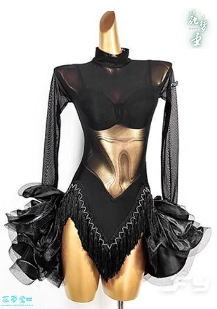 25年新作 新品未使用ラテンドレス ラテンワンピース ダンス衣装