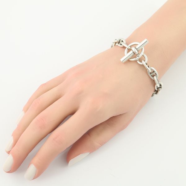 エルメス ブレスレット シェーヌダンクル PM 18コマ マルジェラ期 エルメス ブレスレット シェーヌダンクル PM 18コマ 筆記体 | 東京銀座