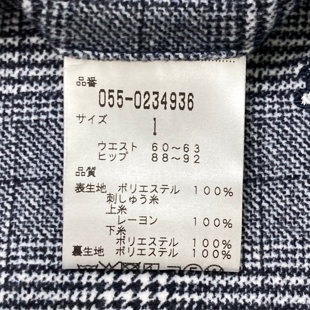 サイズ：1 PEARLY GATES パーリーゲイツ ×PEANUTS スカート チェック柄 ブラック系 [240101448773] ゴルフウェア レディース ストスト サイズ：1 PEARLY GATES パーリーゲイツ ×PEANUTS スカート