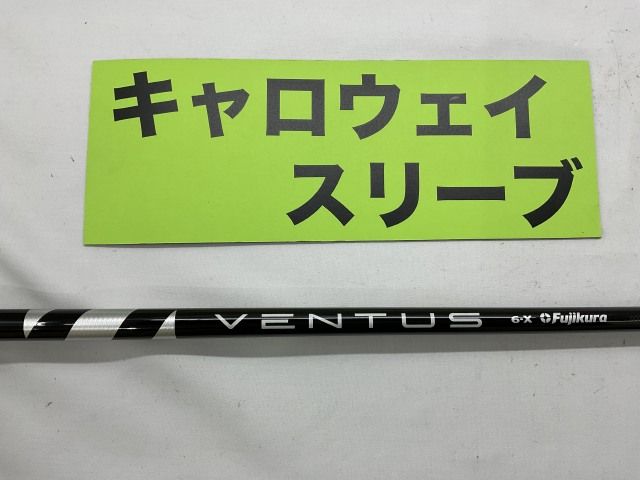 【中古】シャフト その他 【希少】キャロウェイ　ドライバー用　ベンタスブラックベロコア　6（X）　フラットラインレッドスリーブ//0[3445