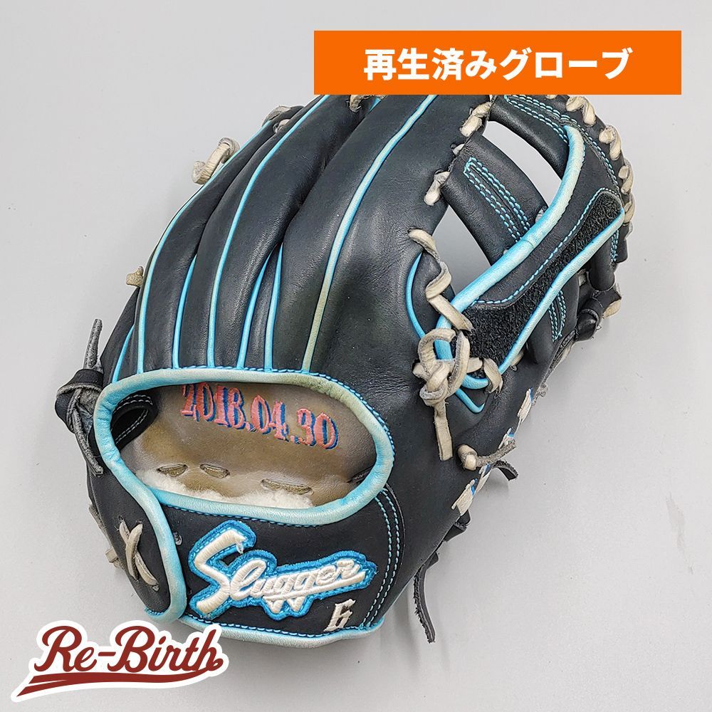 【クリーニング済み 】 スラッガー 軟式グローブ / 内野手用 型付け済み (slugger グラブ)[WE1009]