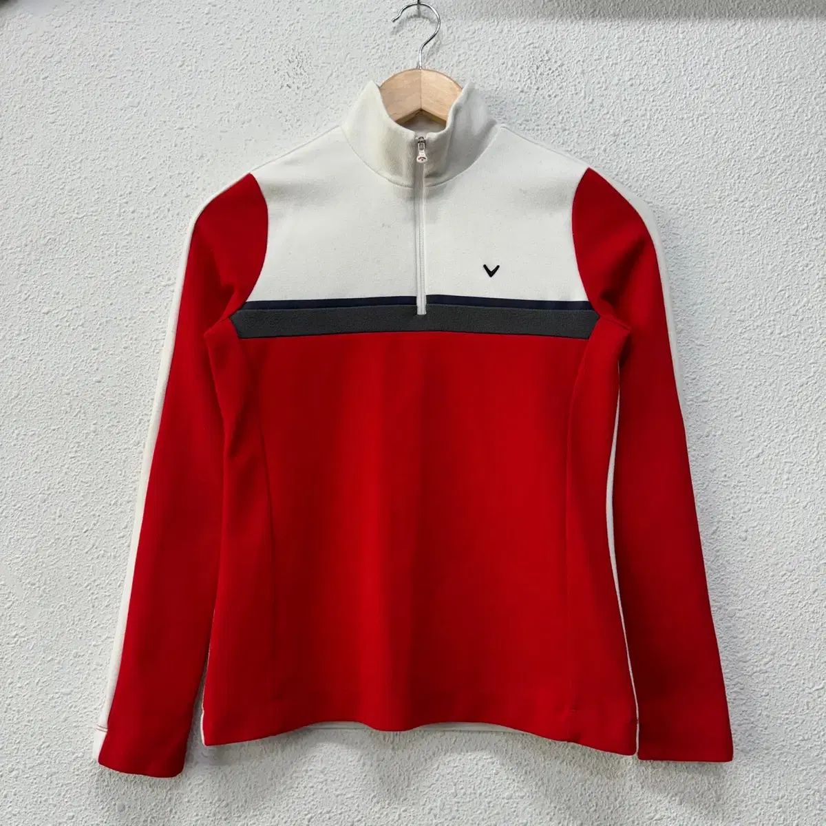 85 Callaway(キャロウェイ) レディース ハーフジップ 防風 ニット 長袖 Tシャツ N4792