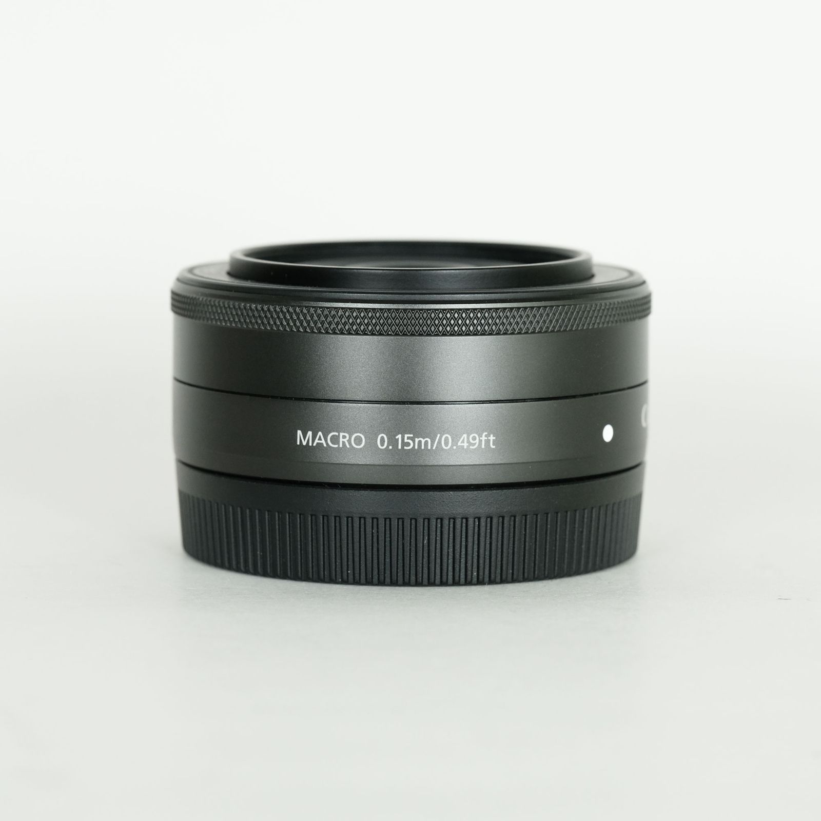Canon キヤノン EF-M 22mm F2 STM グラファイト◆6025 Canon EF-M 22mm f/2 STM - Obiektywy – obiektywy do kamer i