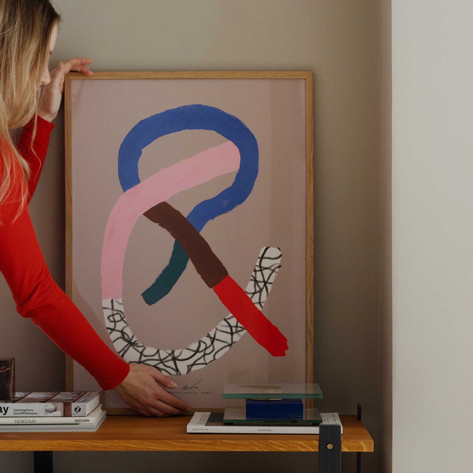 The Poster Club アートポスター 50×70cm Abstract Typography ポスタークラブ 北欧雑貨 124x16998-50x70