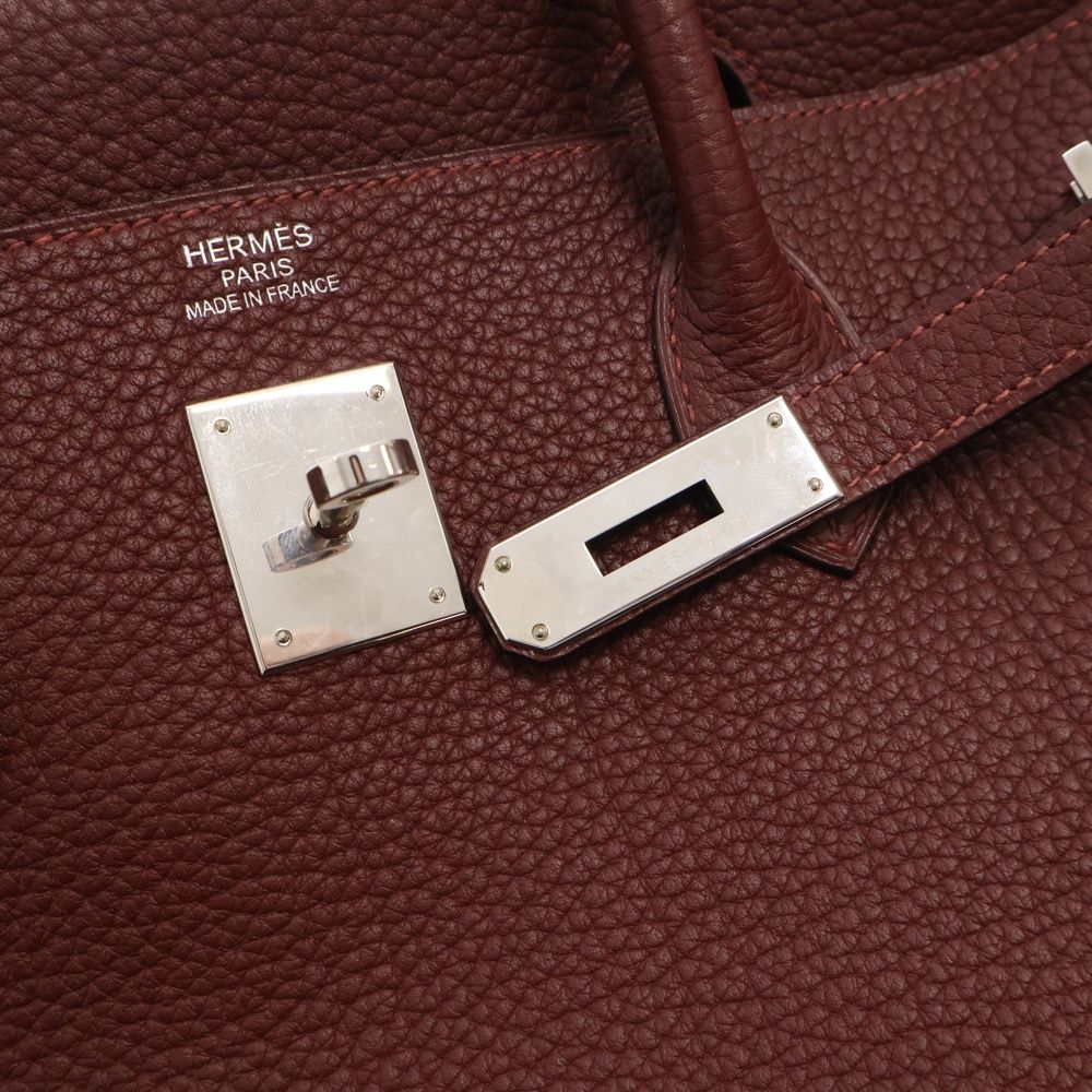 HERMES (エルメス) バーキン40 トゴ ルージュアッシュ シルバー金具  