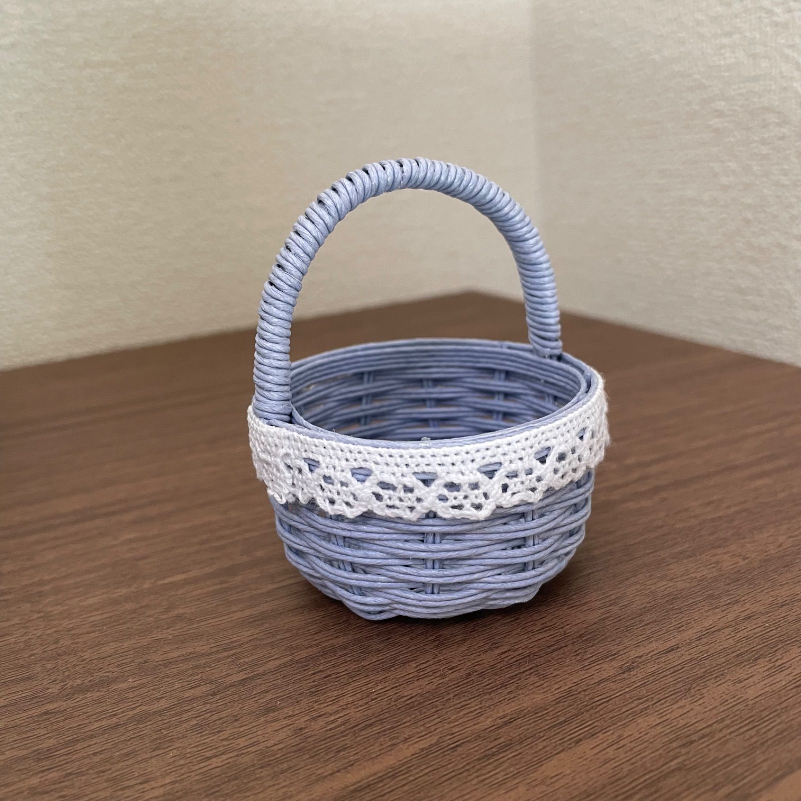 ミニかご バスケット 春色 クラフトバンド - メルカリ