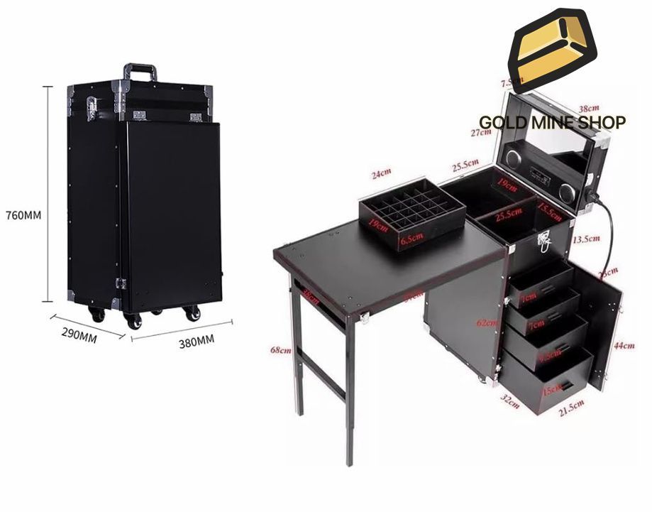 マニキュアショップ用折りたたみ式ネイルデスク 技術者用プロフェッショナルポータブルネイルテーブル