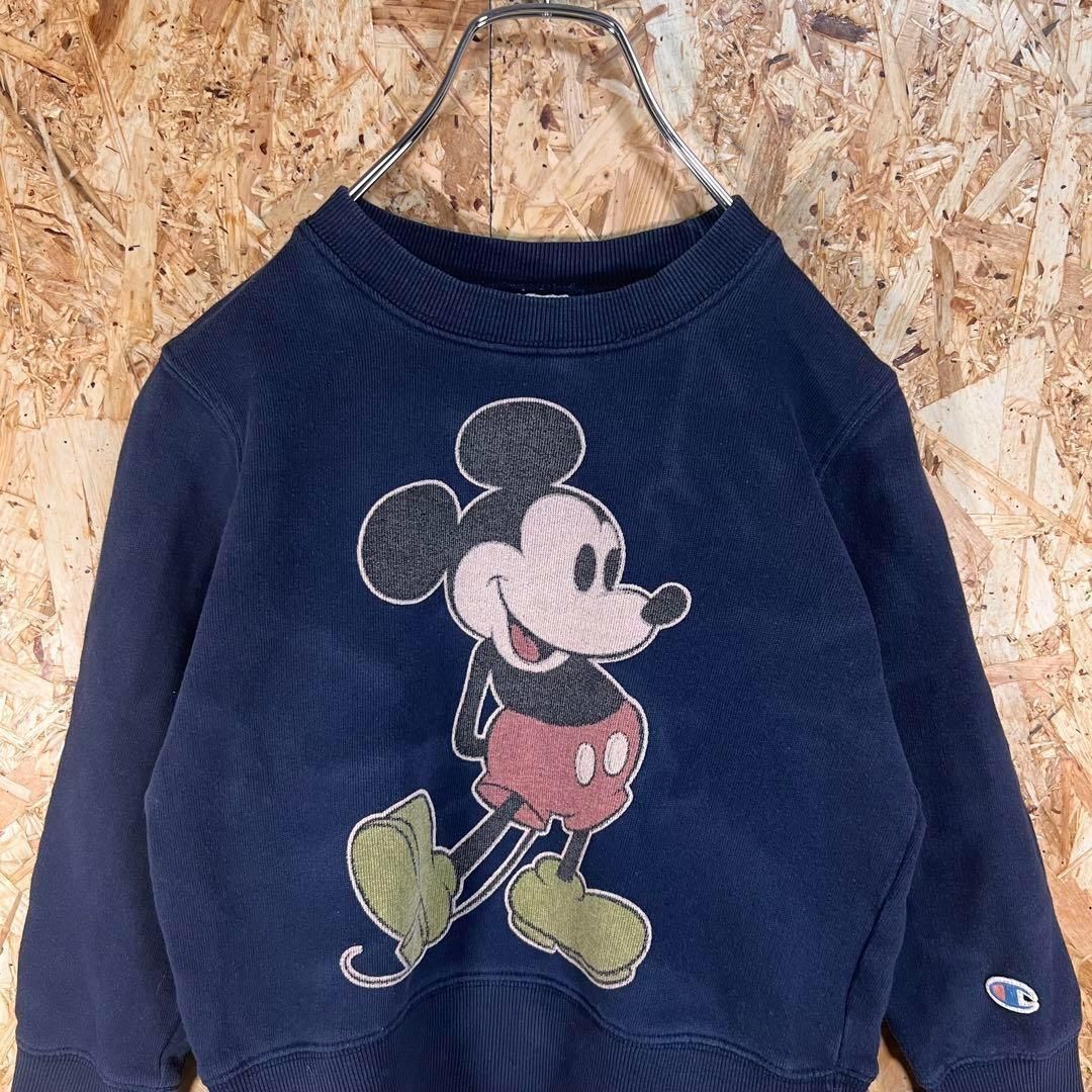 チャンピオンｘディズニーコラボ champion ランタグ スウェット 120