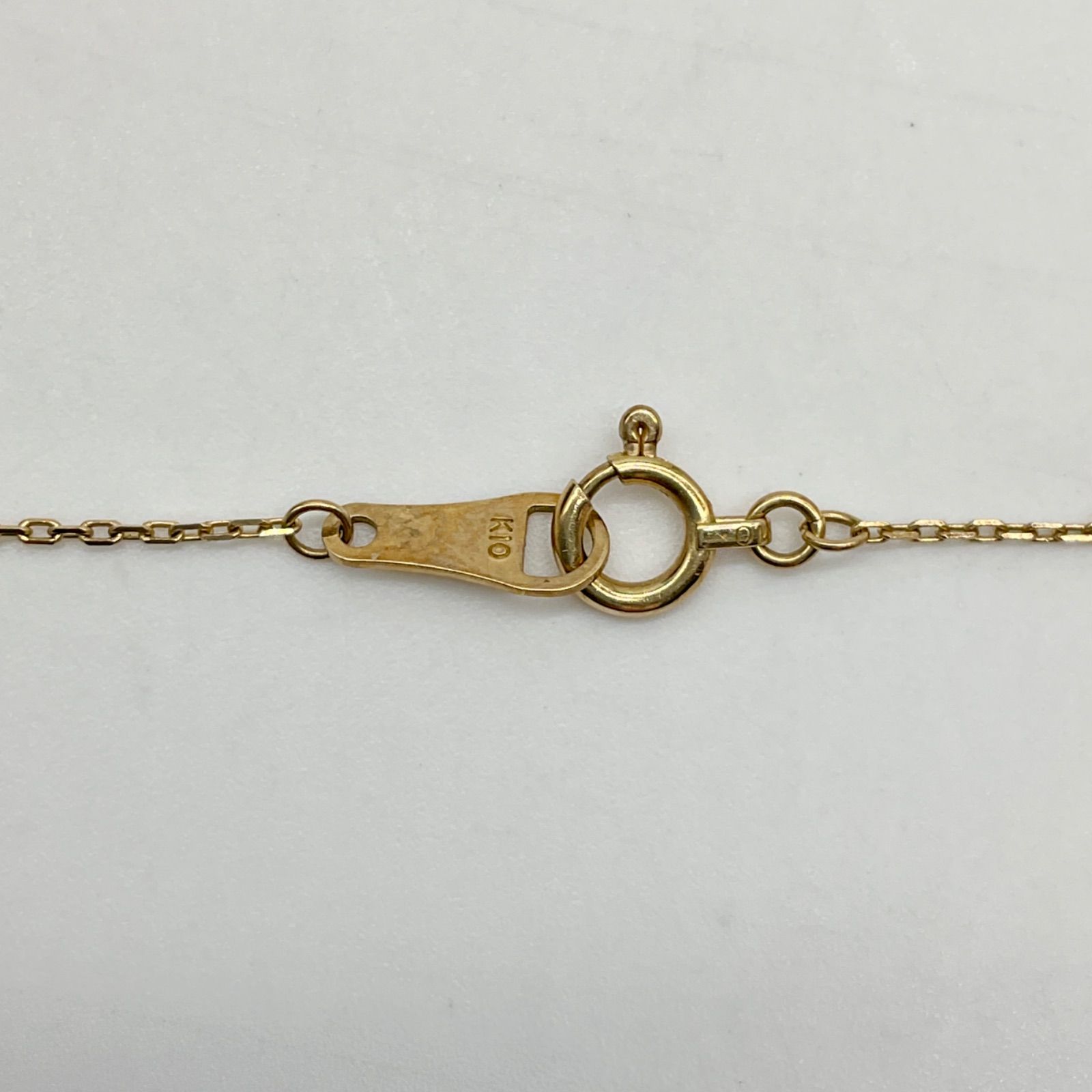 NOJESS ノジェス K10 ネックレス 10金 ゴールド マルチカラー 7